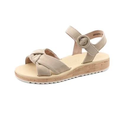 Image of Paul Green Sandals, Women&#039;s, Size: 4, Champagne Suede