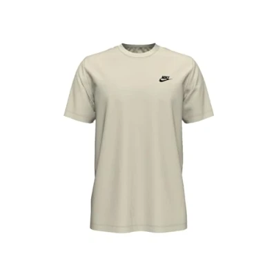 Image of Nike Sportswear CLUB TEE Basic Tshirt, Men&#039;s, Size: Large, Sail/black