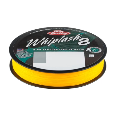 Image of Berkley Whiplash 8 Braided line Yellow 150m 0.25mm (40kg) fishing