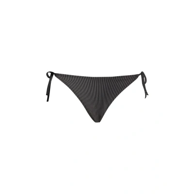 Image of Calvin Klein Swimwear String SIDE TIE Bikini bottoms, Women&#039;s, Size: Medium, Pvh black