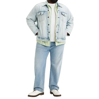 Image of Levi&#039;s Plus 501 Original Straight leg jeans light blue denim,, Men&#039;s, Size: 40x34, denim,