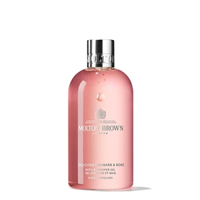 Image of Molton Brown Delicious Rhubarb and Rose Bath Shower Gel 300ml