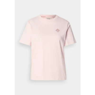 Image of Scotch &amp; Soda Regular FIT WITH Chest Artwork Print Tshirt, Women&#039;s, Size: Small, Barely there
