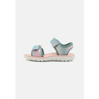 Image of Clarks Surfingtide Sandals for kids, Size: 7.5K, Pastel Textile