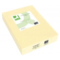 Image of Q Connect Cream A4 Copier Paper 80gsm Ream (Pack of 500) KF01092