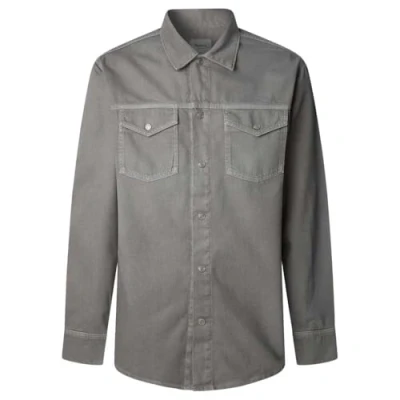 Image of Pepe Jeans Regular Overshirt Shirt, Men&#039;s, Size: Medium, Palm green