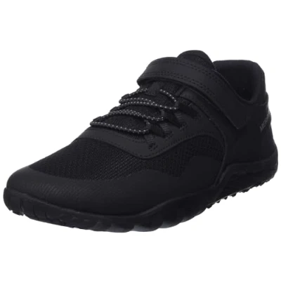 Image of Merrell Trail Glove 7 Unisex Hiking shoes for kids, Size: 10K, Black Synthetics/textile