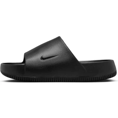 Image of Nike Sportswear CALM Slide Mules, Women&#039;s, Size: 9.5, Black Synthetics