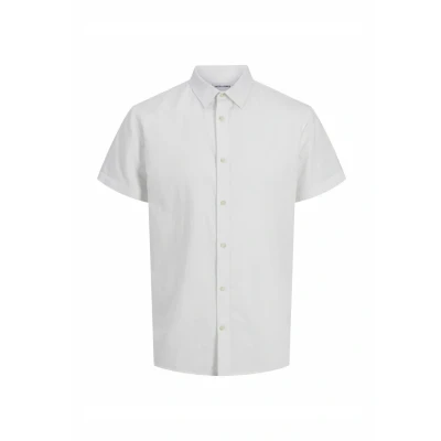 Image of Jack &amp; Jones Comfort FIT Shirt, Men&#039;s, Size: Small, White