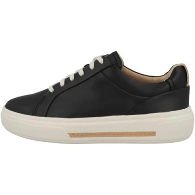 Image of Clarks Hollyhock WALK Trainers, Women&#039;s, Size: 3.5, Black Leather