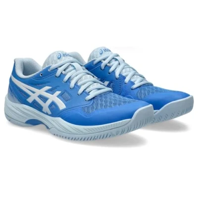 Image of Asics Gelcourt Hunter 3 Handball shoes, Women&#039;s, Size: 5, Blue coast/white Textile/synthetics