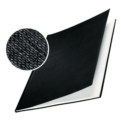 Image of Leitz 73900095 impressBIND Hard Covers, 3.5 mm Spine, Black, Pack of 10