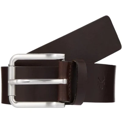 Image of Calvin Klein Jeans Classic Roller Casual Belt, Men&#039;s, Size: 42, Bitter brown