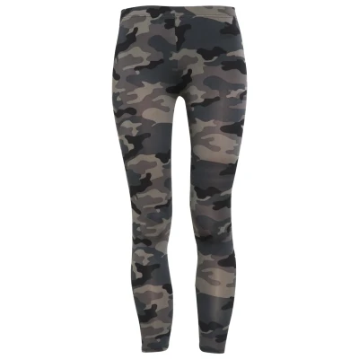 Image of Urban Classics Ladies CAMO Leggings Trousers, Women&#039;s, Size: Small, Grey