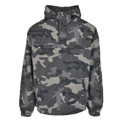 Image of Brandit Windbreaker, Men&#039;s, Size: Large, Grey camouflage