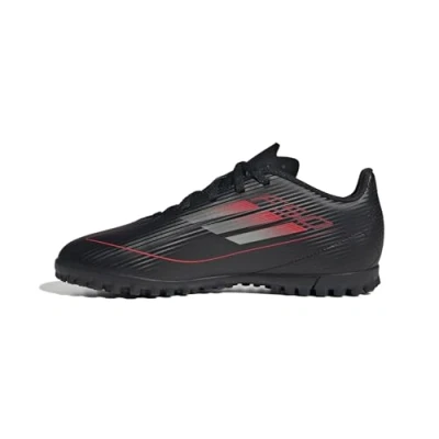Image of adidas Performance F50 CLUB TF Unisex Astro turf trainers for kids, Size: 1, Core black/iron metallic/lucid red Synthetics