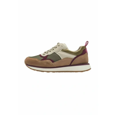 Image of Tamaris Trainers, Women&#039;s, Size: 4, Cognac comb leather and imitation