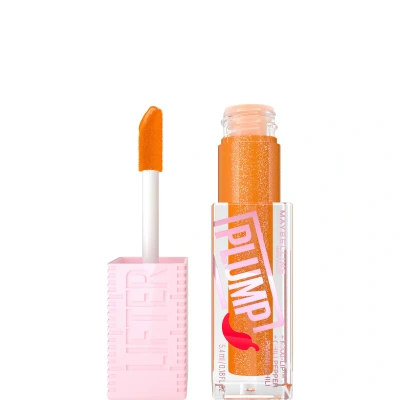 Image of Maybelline Lifter Gloss Plumping Lip Lasting Hydration Formula With Hyaluronic Acid and Chilli Pepper (Various Shades) Hot Honey