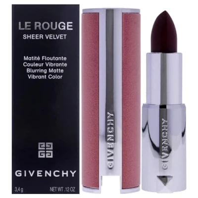 Image of Givenchy Le Rouge Sheer Velvet Lipstick 3.4g (Various Shades) N39 Grenat