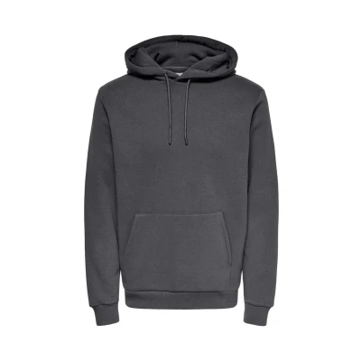 Image of Only &amp; Sons Onsceres Hoodie, Men&#039;s, Size: XS, Grau