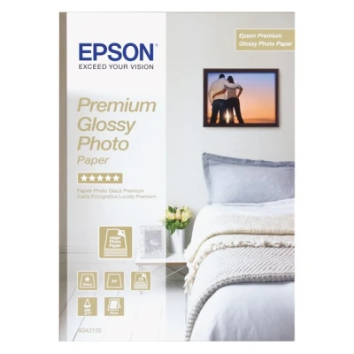 Image of Epson S042155 255gsm A4 Premium Glossy Photo Paper (15 sheets)