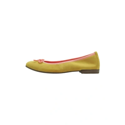 Image of Tamaris Ballet pumps, Women&#039;s, Size: 7.5, Yellow comb Leather