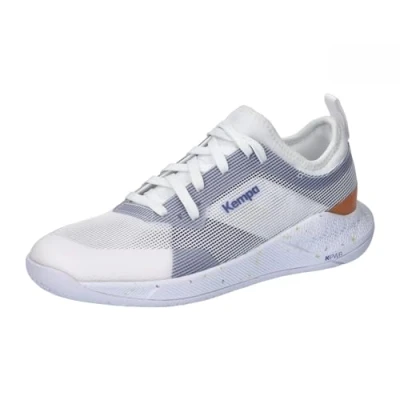 Image of Kempa Kourtfly Handball shoes, Women&#039;s, Size: 6.5, White/purple Textile/synthetics