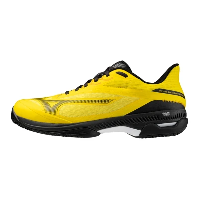 Image of Mizuno WAVE EXCEED COURT PADEL Vibrant Yellow/Black/Black Sand Women/Men Size 8