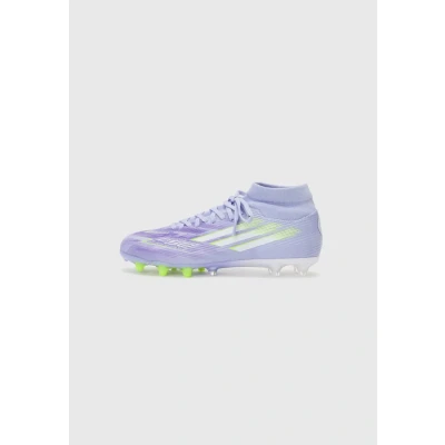 Image of adidas Performance F50 Sparkfusion League Moulded stud football boots, Women&#039;s, Size: 3.5, Violet tone/lucid lemon/purple rush shoes