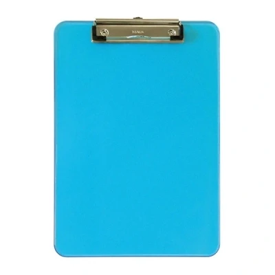 Image of Maul Writing Board, Plastic, A4 clipboard, Hanging Loop Blue