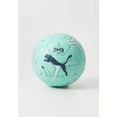 Image of Puma NOVA Match Unisex Handball, Size: 2, Electric peppermint/gray skies/ white