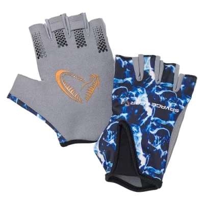 Image of Savage Gear Marine Half Glove M Vis handschoenen