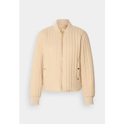 Image of Scotch &amp; Soda Reversible Quilted Bomber Jacket, Women&#039;s, Size: XL, Soft camel