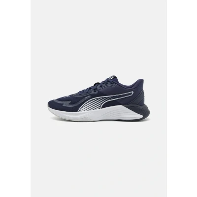 Image of Puma PWR Hybrid TR Unisex Training shoe, Size: 3.5, Navy/white/feather gray Textile/synthetics
