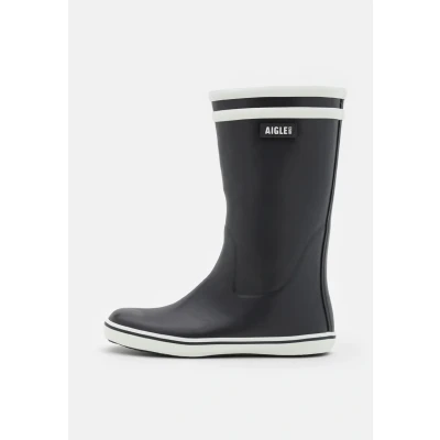 Image of Aigle Women&#039;s Malouine Fur 2 Rain Boot, Marine, 5 UK