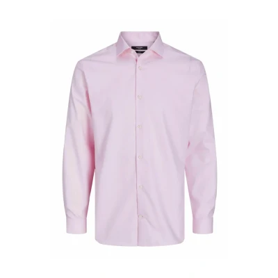 Image of Jack &amp; Jones Premium Jprblaparker NOOS Shirt, Men&#039;s, Size: Small, Pink nectar