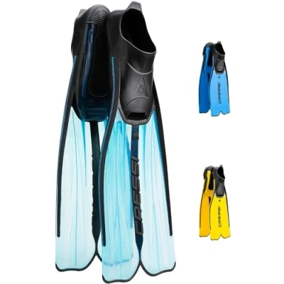 Image of Cressi Men&#039;s Rondinella Fins, Blue, Size 41 42 UK