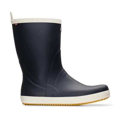 Image of Viking Seilas Unisex Wellies, Size: 4, Navy Natural rubber