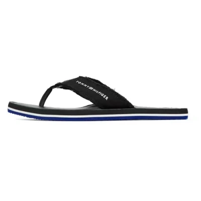 Image of Tommy Hilfiger Slippers, Men&#039;s, Size: 45, Black shoes