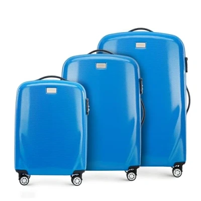 Image of WITTCHEN Pc Ultra Light Line Set of 3 suitcases, Blue, suitcases