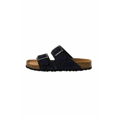 Image of Tamaris Women&#039;s Mules, Slippers, Navy Blue, 5 UK
