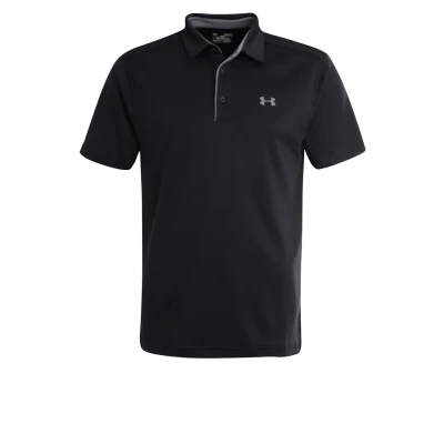 Image of Under Armour Polo shirt, Men&#039;s, Size: Large, Black/graphite
