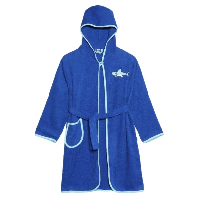 Image of Playshoes HAI Dressing gown for kids, Size: 11 12y, Blau