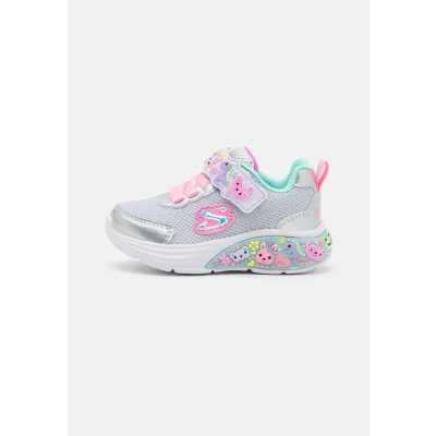 Image of Skechers LIL Dreamers Trainers silver/multicoloured for kids, Size: 4(K), Silver/multi coloured Textile/synthetics