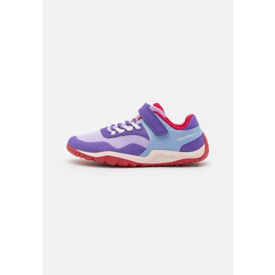 Image of Merrell Trail Glove 7 A/C Unisex Minimalist running shoes for kids, Size: 4, Purple/chili Textile/synthetics