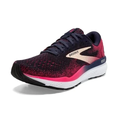 Image of Brooks Ghost 16 Road running shoes, Women&#039;s, Size: 3, Peacoat raspberry apricot Textile