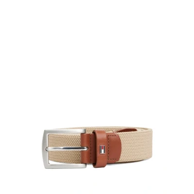 Image of Tommy Hilfiger Denton Belt, Men&#039;s, Size: 34, Beige