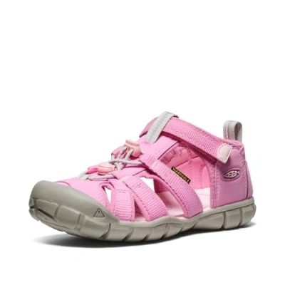 Image of Keen Seacamp Walking sandals for kids, Size: 2, Moonlite mauve/giggle pink Textile