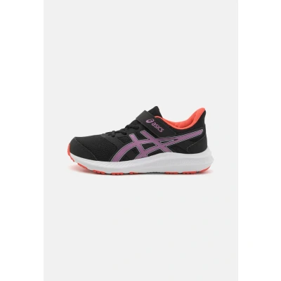 Image of Asics JOLT 4 Unisex Road running shoes for kids, Size: K9, Black/ube Textile/synthetics