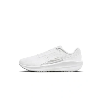 Image of Nike Performance Downshifter 13 Neutral running shoes, Men&#039;s, Size: 6, White/wolf grey Textile/synthetics